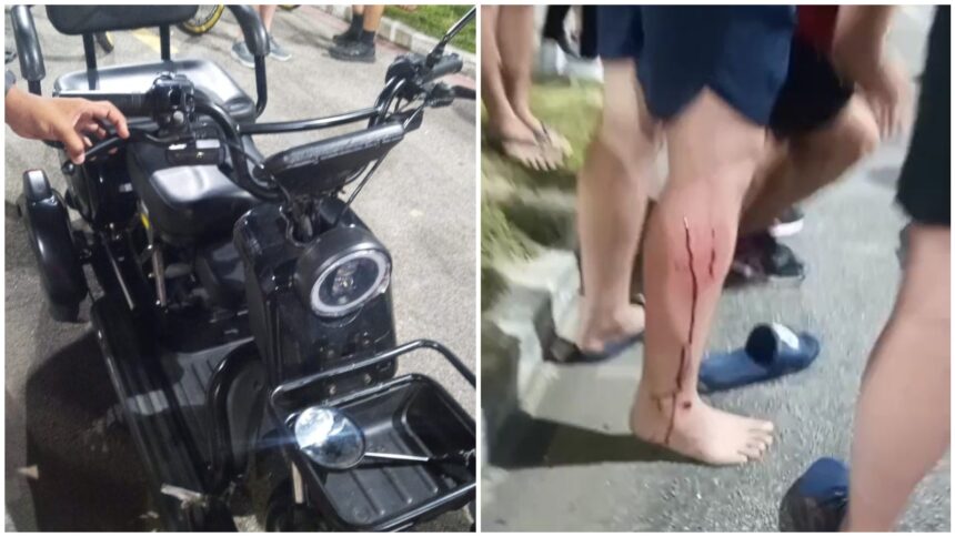 duas-pessoas-sofrem-acidente-com-triciclo-eletrico-na-ciclovia-da-beira-mar-de-fortaleza