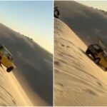 video:-brasilia-amarela-e-flagrada-nas-dunas-de-canoa-quebrada,-no-mesmo-local-onde-picape-‘voou’