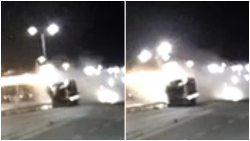 video:-motorista-perde-controle-de-caminhao-e-derruba-varios-postes-na-br-222,-no-ceara