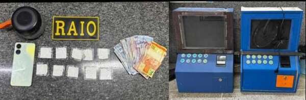 policia-militar-prende-suspeito-em-posse-de-drogas-e-duas-maquinas-caca-niquel-em-mombaca