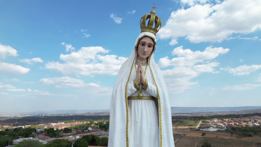 video:-com-54-metros,-monumento-a-nossa-senhora-de-fatima-sera-inaugurado-no-crato;-veja-detalhes