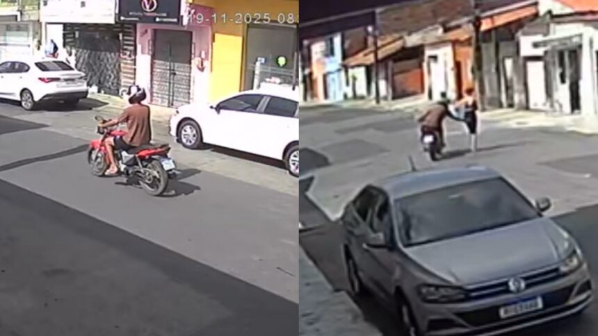 video:-motoqueiro-e-flagrado-apertando-nadegas-de-mulher-que-atravessava-rua-na-grande-fortaleza