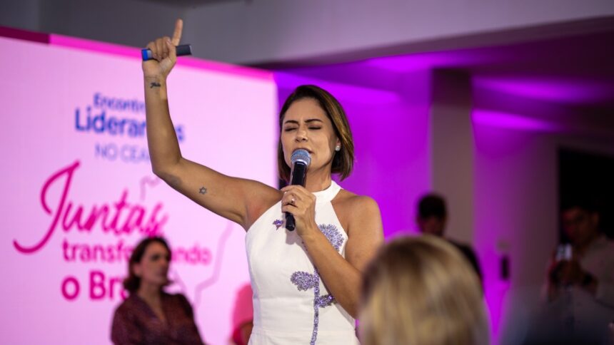 michelle-estava-no-ceara-para-evento-quando-soube-da-prisao-preventiva-de-bolsonaro