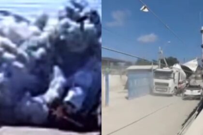 video:-caminhao-betoneira-explode-em-fortaleza-e-forca-do-impacto-impressiona