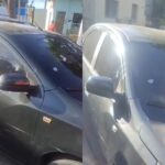 carro-com-casal-e-alvejado-por-16-tiros-em-fortaleza;-bala-atinge-outro-veiculo
